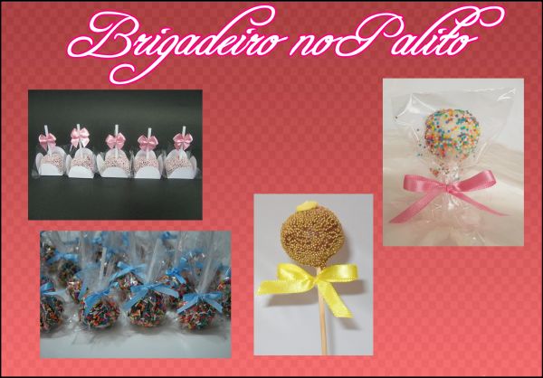 Brigadeiro no Palito Simples